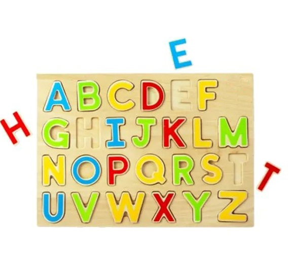 Capital Letter Wooden Puzzle for Kids